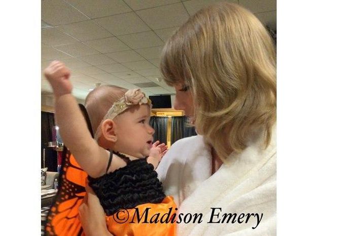 Taylor Swift greets 9-month-old fan in San Diego