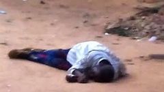 Drunkard on the street