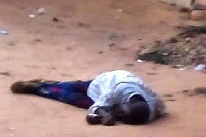 Drunkard on the street