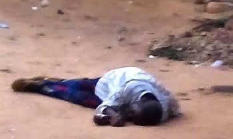 Drunkard on the street