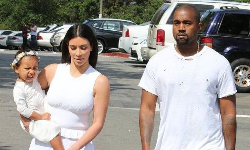 Kim Kardashian, North and Kanye West spotted at the Disneyland for the celebration of North's second birthday