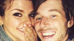 The newly engaged with the ring