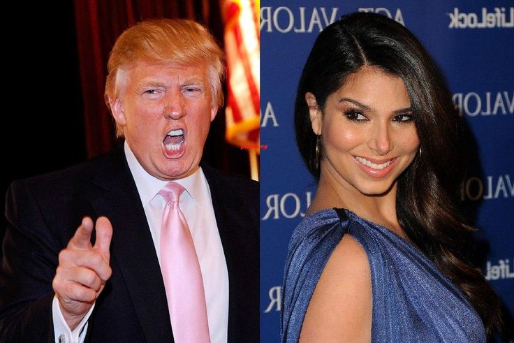 Donald Trump and Roselyn Sanchez