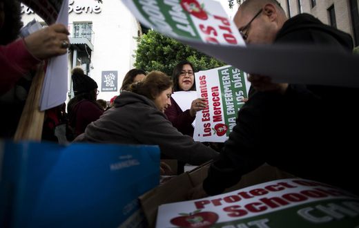 Los Angeles Teachers  Strike for More Pay and More Help