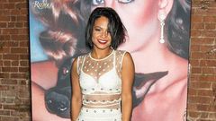 Singer, Christina Milan, flaunts undies in sheer dress as she steps out for Marc Jacobs NYFW party as part of New York Fashion Week