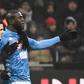 Inter Milan captain Mauro Icardi (L) comforts Napoli's Senegalese defender Kalidou Koulibaly amid racist chanting at the San Siro