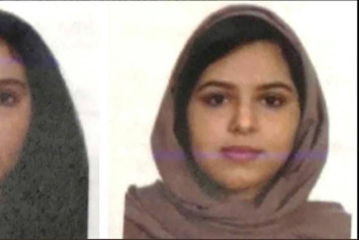 Tala Farea (L) and her sister Rotana ran away several times from their family's home in Virginia