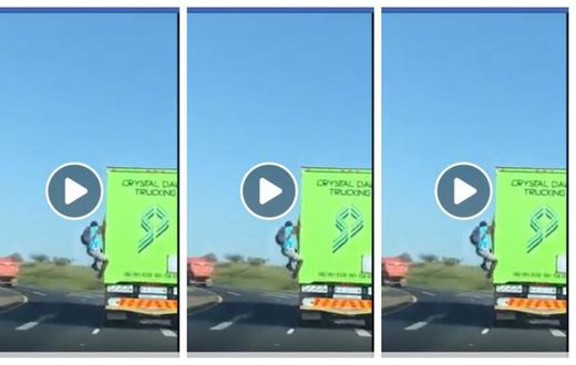 See how daring thief broke into a moving car to rob (Video)