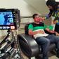 Van Vicker and Jackie Appiah on the set of Stalemate