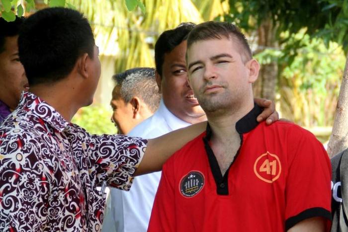Frenchman Felix Dorfin is still on the lam after escaping from police custody on Lombok island, Indonesia