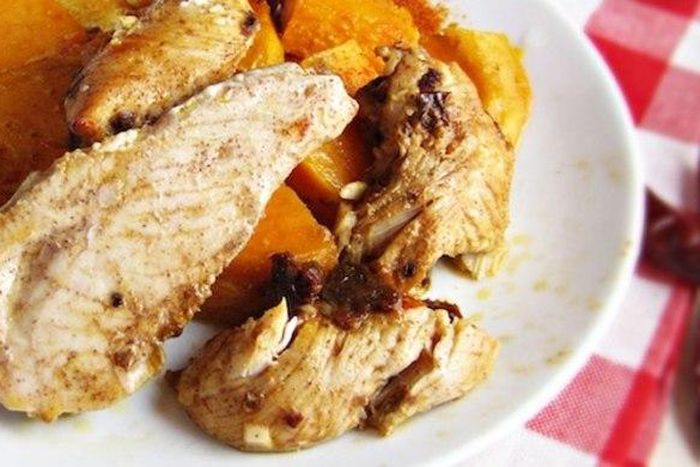 Chipotle honey chicken tenders and sweet potatoes