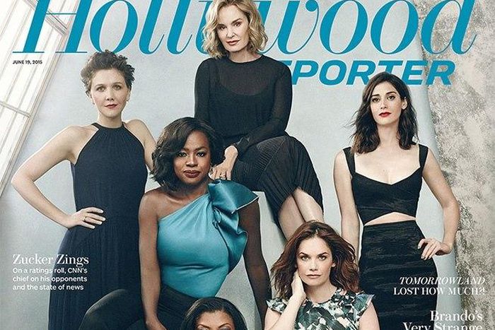 Taraji P.Henson, Viola Davis, Maggie Gyllenhaal, Jessica Lange, Lizzy Caplan and Ruth Wilson cover The Hollywood Reporter