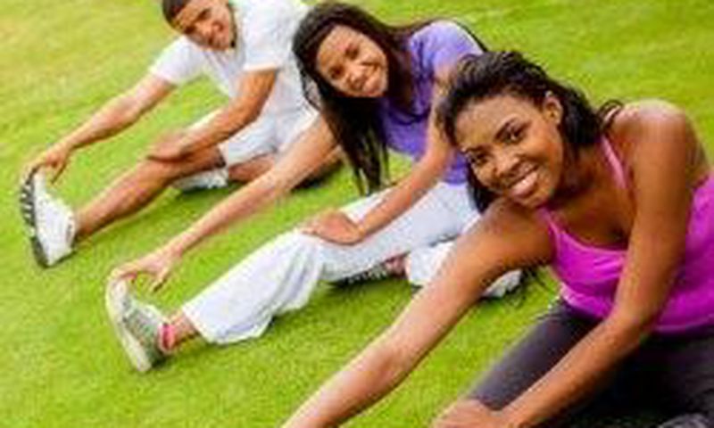Exercising with friends and family