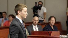 Pelle Wall, 21, used funds he inherited from his mother in his efforts to have his father go on trial. 