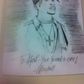 A hand drawn image of Tupac Shakur by Eminem