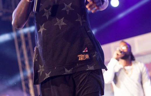 Stonebwoy performing at "Go Higher Tour" in Tamale