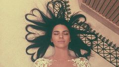 Kendall Jenner's Instagram photo of her hair in hearts shape is the most liked Instagram photo of all time