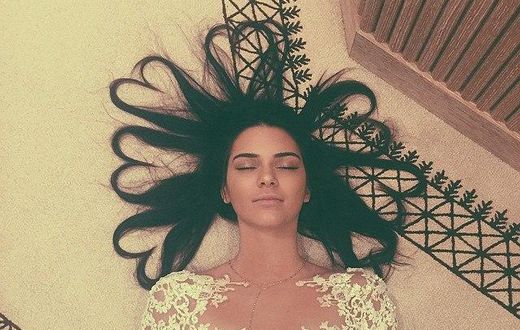 Kendall Jenner's Instagram photo of her hair in hearts shape is the most liked Instagram photo of all time