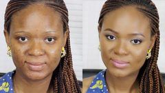 A full coverage foundation perfectly masks blemishes