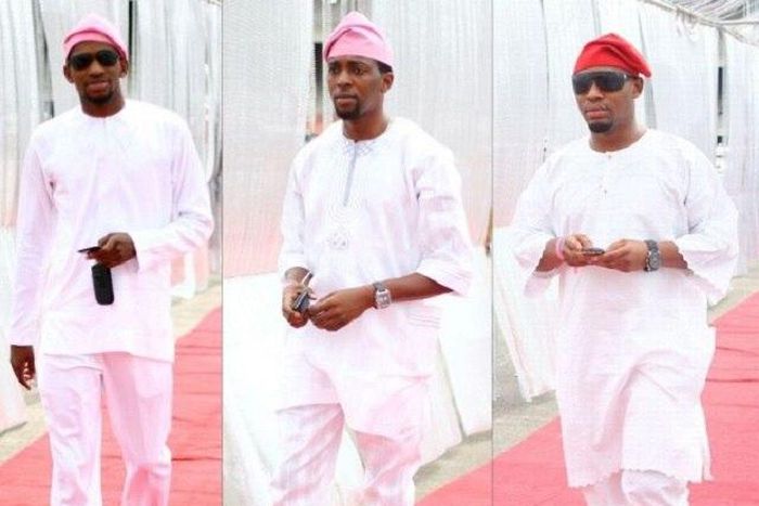 Handsome Nigerian men at a function