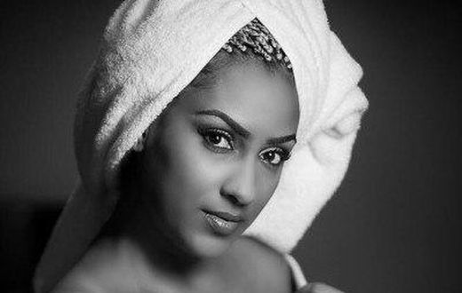 Juliet Ibrahim for Anuel Modebe's 'Towel Series'