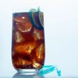 A chilled glass of Cubra Libre also known as rum and coke