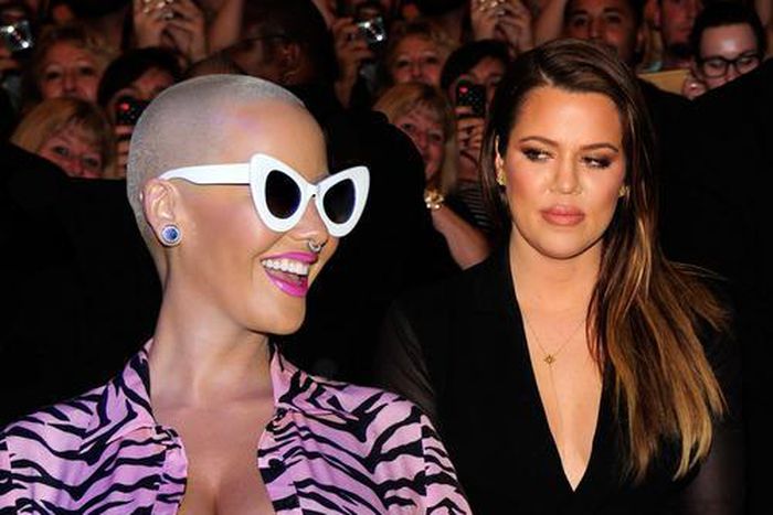Amber Rose denies beef with the Kardashians