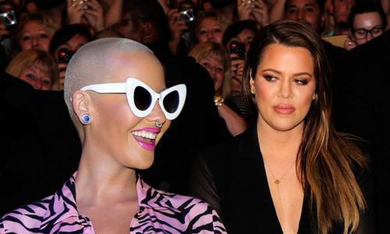Amber Rose denies beef with the Kardashians