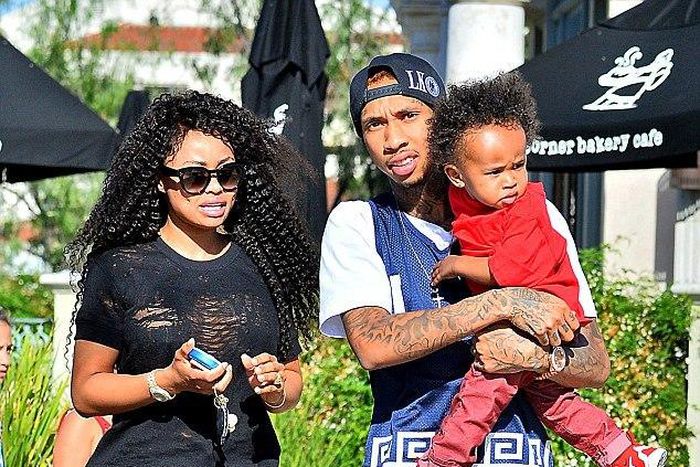 Tyga, Blac Chyna and son King Cairo
