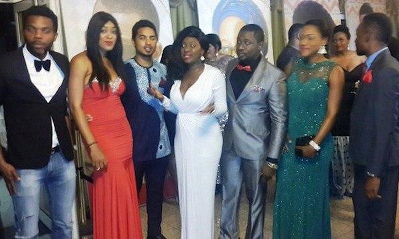 Cross section of Nollywood actors at the BON Awards 2014