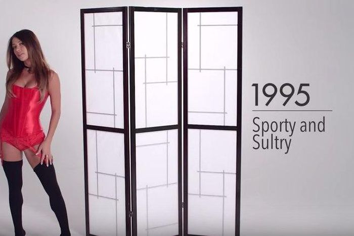 1995 lingerie fashion was sporty and sultry