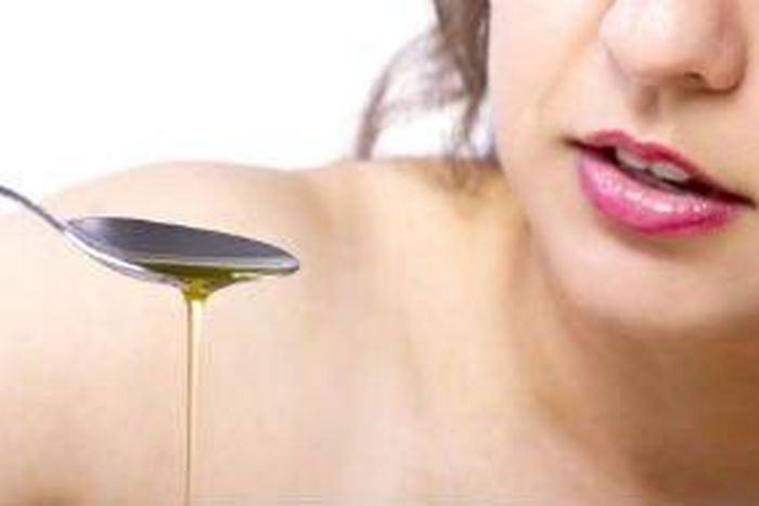 Oil pulling is used for white teeth/ brighter smile