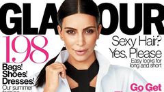 Kim Kardashian covers Glamour Magazine July 2015 issue