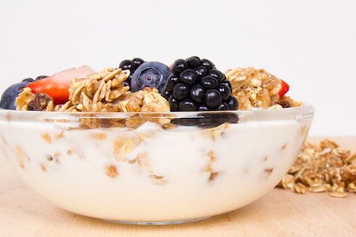 Summer berry perfait