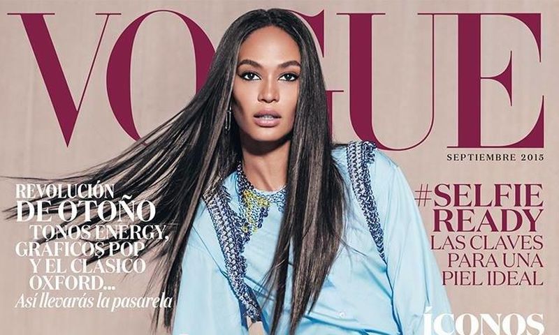 Joan Smalls covers Vogue Mexico September 2015 issue