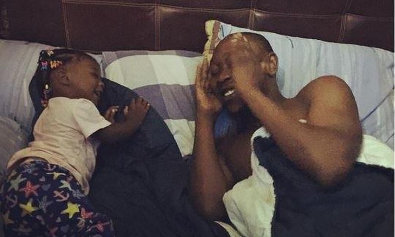 Seun Kuti and his daughter Ifafunmike
