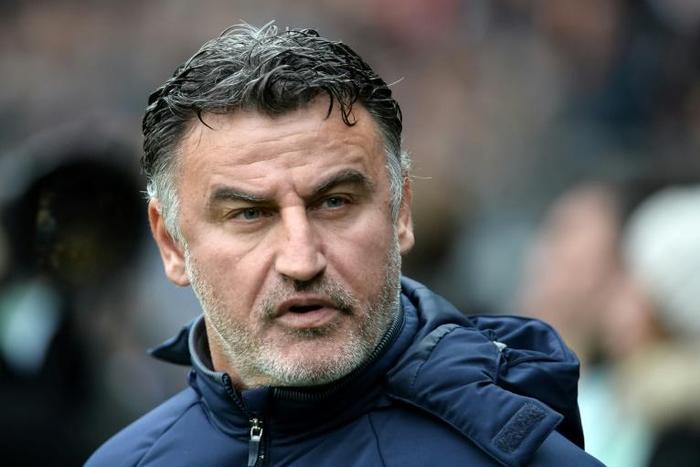 Lille's French head coach Christophe Galtier will remain with the team until at least 2021, after signing a contract extension