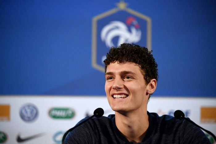 France defender Benjamin Pavard, 22, pictured here at last summer's World Cup in Russia, signs for Bayern