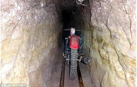 The ‘motorbike on rails’ used by Mexican drugs lord in tunnel escape from prison