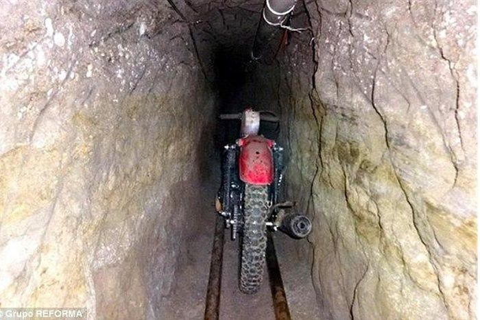 The ‘motorbike on rails’ used by Mexican drugs lord in tunnel escape from prison