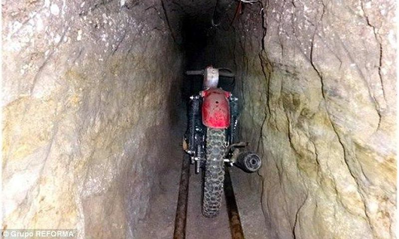 The ‘motorbike on rails’ used by Mexican drugs lord in tunnel escape from prison
