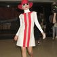 Lady Gaga shows off ladylike look in '60s inspired dress