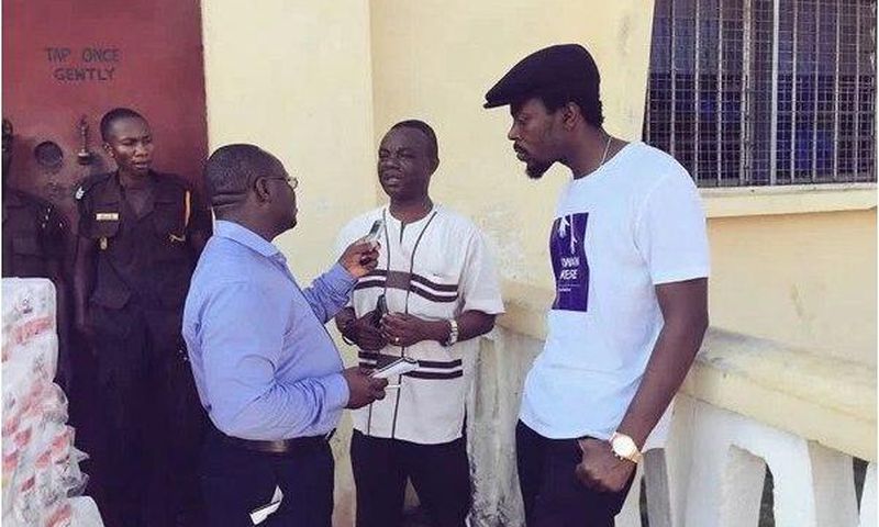 Kwaw Kese and some officials of HO prison