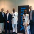 Greg Foster, Giovanni Dolci, Kene Mkparu, Moses Babatope, and Andrew Cripps at CineEurope in Barcelona