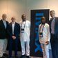 Greg Foster, Giovanni Dolci, Kene Mkparu, Moses Babatope, and Andrew Cripps at CineEurope in Barcelona