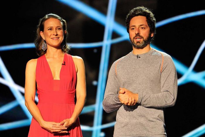 Sergey Brin and Anne Wojcicki at an event in 2012.