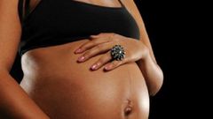 Fighting pregnant woman