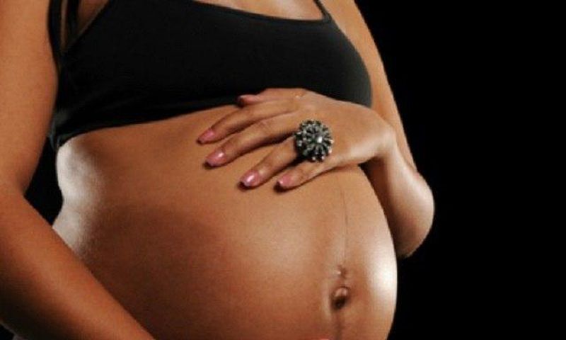 Fighting pregnant woman