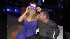 Mariah Carey and James Packer on July 4th