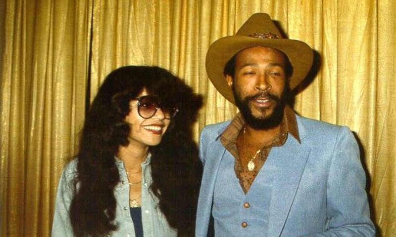 Marvin Gaye and wife, Jan